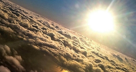 最高の眺め　飛行機から見た絶景