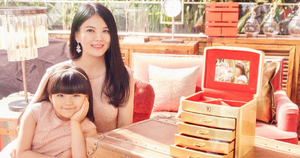 李湘と娘の写真が公開　公女のようなな王詩齢ちゃん