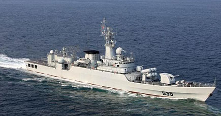 釣魚島を巡航した中国の巡視船、前身はフリゲート