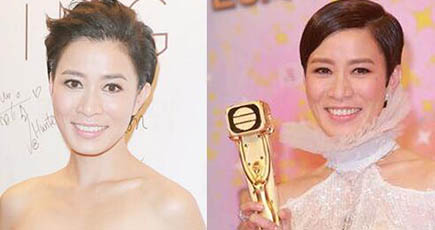 TVBの人気女性スターの今昔比較写真