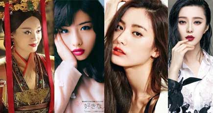 「芈月」から始め　中日韓女性スターの赤い唇の魅力