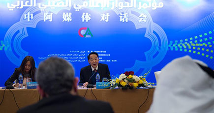 中国・アラブ諸国のメディア対話会がカイロで開かれ