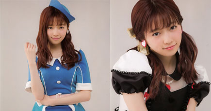 AKB48の島崎遥香　制服姿と甘い笑顔