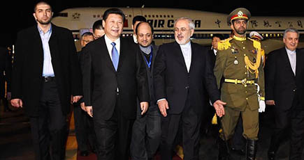 習近平主席、テヘランに到着し、イランへの公式訪問を開始