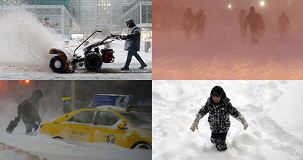 米北東部が猛吹雪に見舞い、少なくとも12人死亡