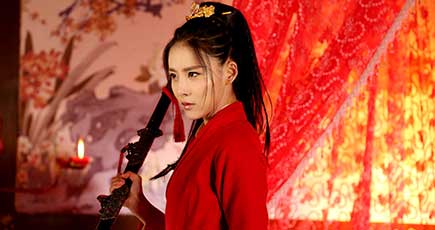ドラマ「武神趙子龍」のスチール写真　三国時代女将軍の美しさ