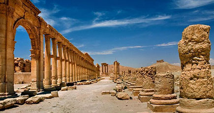 シリアの「砂漠の花嫁」　都市遺跡パルミラ