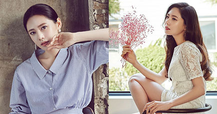 韓国女優チュ・ジャヒョンの表紙写真、初夏の爽やかをアピール