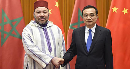 李克強総理、モロッコ国王モハメッド6世と会見