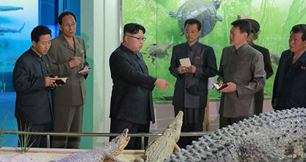 金正恩氏、まもなく完成する朝鮮自然博物館を視察