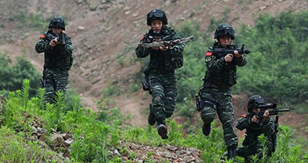 G20サミットに備える武装警察、過酷な訓練を実施
