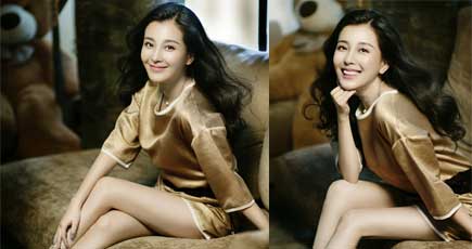 女優劉雨鑫、自慢の美足を見せる写真が公開