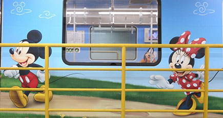 上海地下鉄の「ディズニー専用列車」に迫る