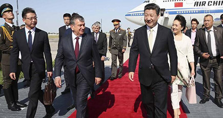 習近平主席、ブハラに到着し、ウズベキスタンへの公式訪問開始、SCOメンバー国元首理事会第16回会議に出席