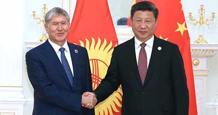 習近平主席、キルギス大統領と会談