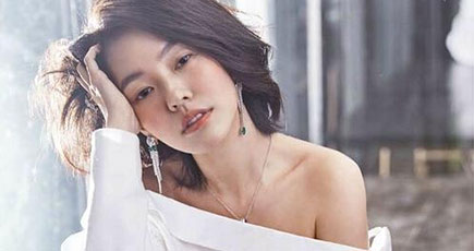 女優徐熙娣の写真、魅惑的な目付きで魅力を感じさせる