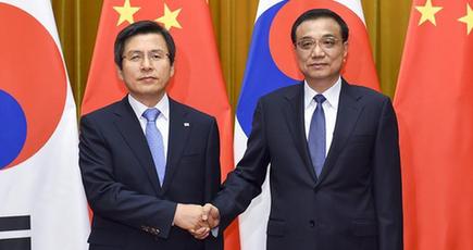 李克強総理、韓国首相と会談