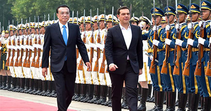 李克強総理がギリシャのツィプラス首相と会談