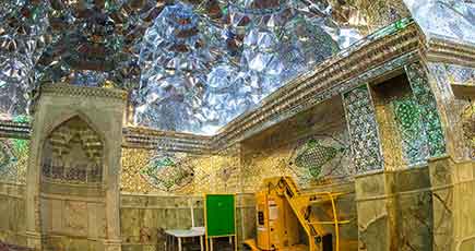 仏写真家、イランの美しい天井を撮影