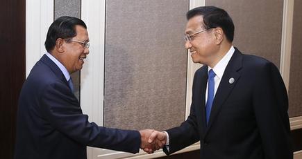 李克強総理、カンボジア首相と会見