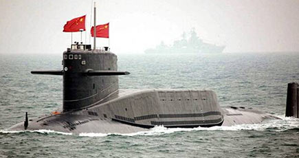 中国が南中国海で「水中の長城」を建設、原潜基地を防衛