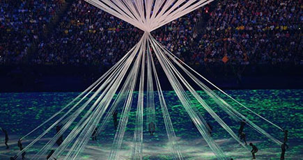 リオオリンピック開幕式が行われ