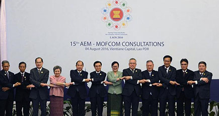 第15回中国ーASEAN（10+1）経済貿易相会議はラオス・ビエンチャンで行われ