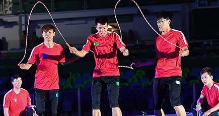 中国のロープスキッピングがリオ五輪に「飛び入り」