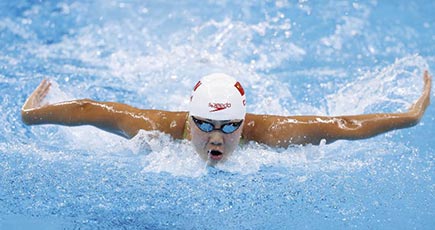 中国の女子水泳選手、ドーピング検査で陽性反応