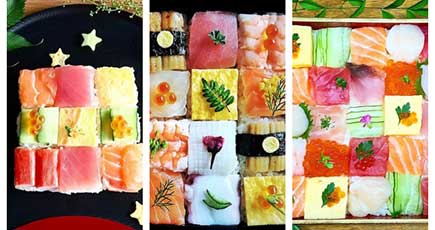 「モザイク寿司」が日本でブーム