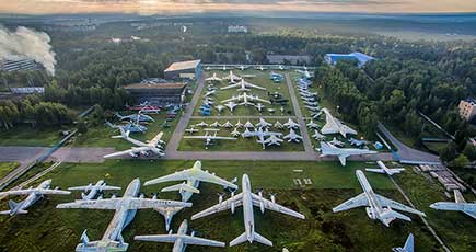 ロシアのモニノ空軍博物館、大国の航空工業発展史を展示