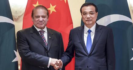 李克強総理、パキスタンのシャリーフ首相と会見