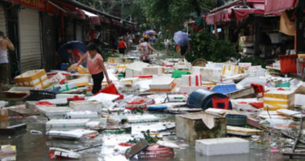 台風「ムーランティ」が襲来　中国の災害後の復興の速さは人心を揺り動かす