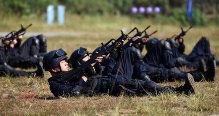 湖北省、特殊警察のテロ対策訓練を実施