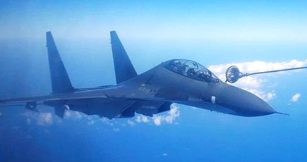 中国空軍の数型の戦闘機が宮古海峡を通過、遠海実戦能力を検証