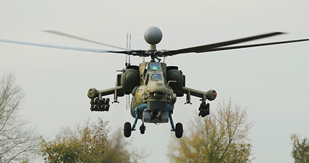 ロシア最新の武装ヘリ、MI-28NMが初飛行