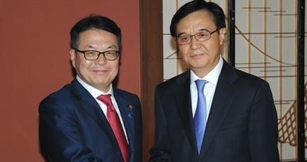 中日経済貿易部長、協力の新ルートについて協議