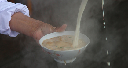 豆乳作りの名人、30年も技を磨き続ける