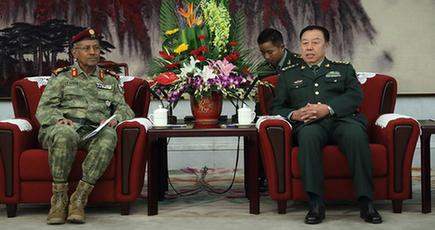 范長竜軍事副主席、北京でジブチ軍参謀総長と会見