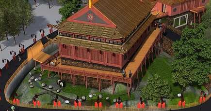 オランダが中国パンダを迎える準備　中国風別荘を建設