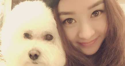 16年最も人気の中国女優・趙麗穎と愛犬の可愛すぎる写真