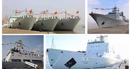 2016年の中国海軍の戦艦就役総まとめ　総トン数15万トン