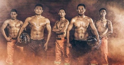 中国消防員のカレンダー、日本で「イケメン」と話題に