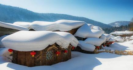 黒竜江省　真っ白な雪の世界