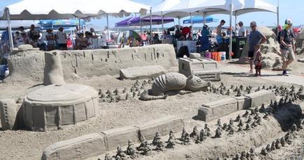 米テキサス州でサンドアート大会が開催　砂の芸術