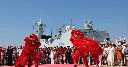 中国海軍の遠航訪問編隊、ギリシアを友好訪問