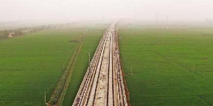 （切磋琢磨して前進した五年間）「空から見る」京瀋高速鉄道の遼寧省区間