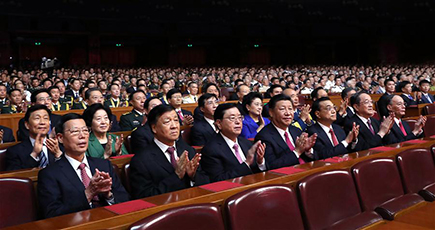 中国人民解放軍建軍90周年祝賀文芸の夕べ「党の旗の下で」、北京で開かれ