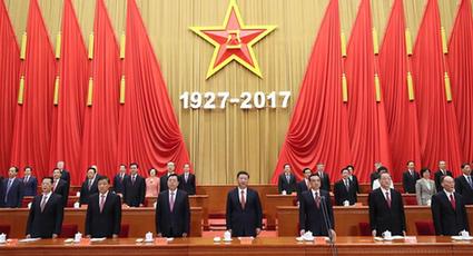 中国人民解放軍創設90周年祝賀大会が北京で盛大に開催
