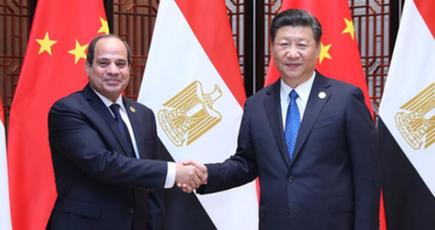 習近平主席、エジプトのシーシー大統領と会見
